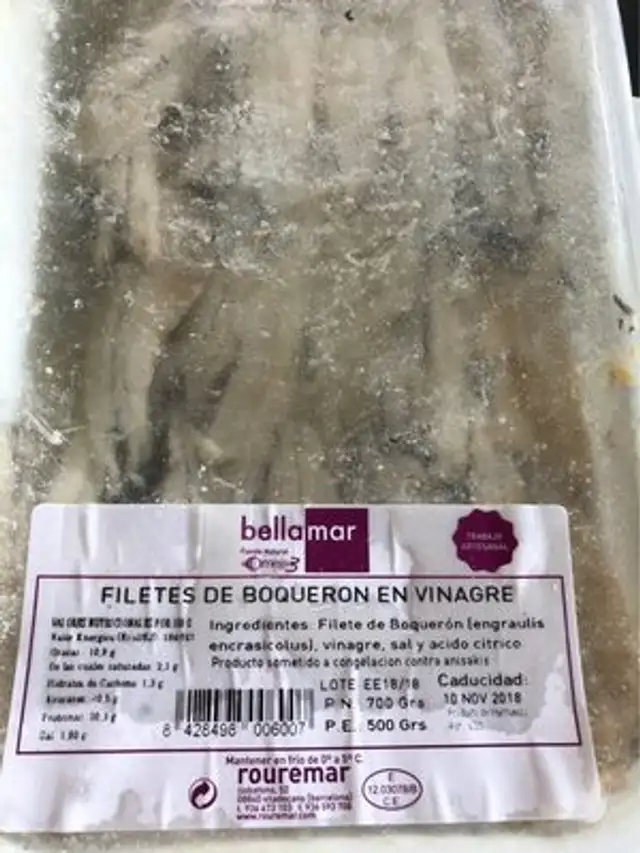 Filetes de boqueron