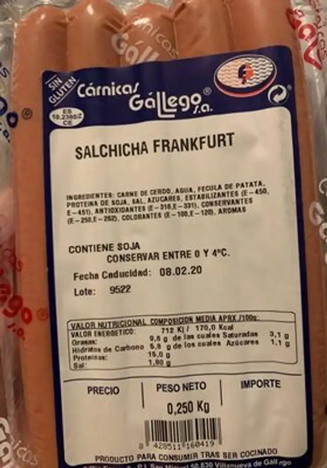 Salchichas frankfurt
