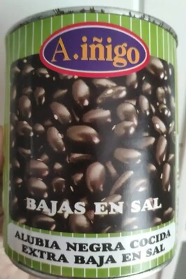 Alubia negra cocida