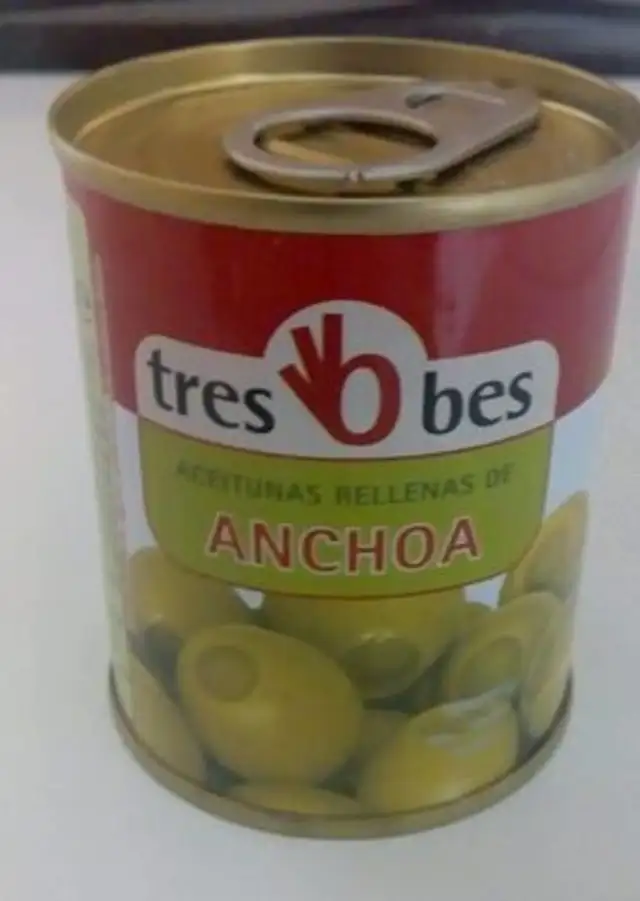 Aceitunas rellenas de anchoas