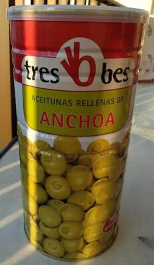 Aceitunas rellenas de anchoa