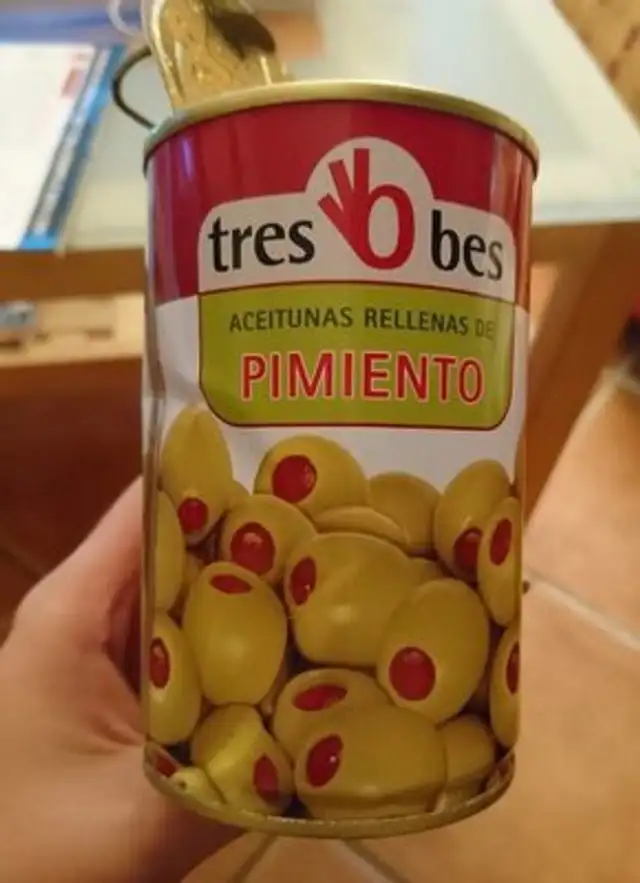 Aceitunas Rellenas de Pimiento