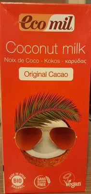 Coconut milk Original cacao front packaging