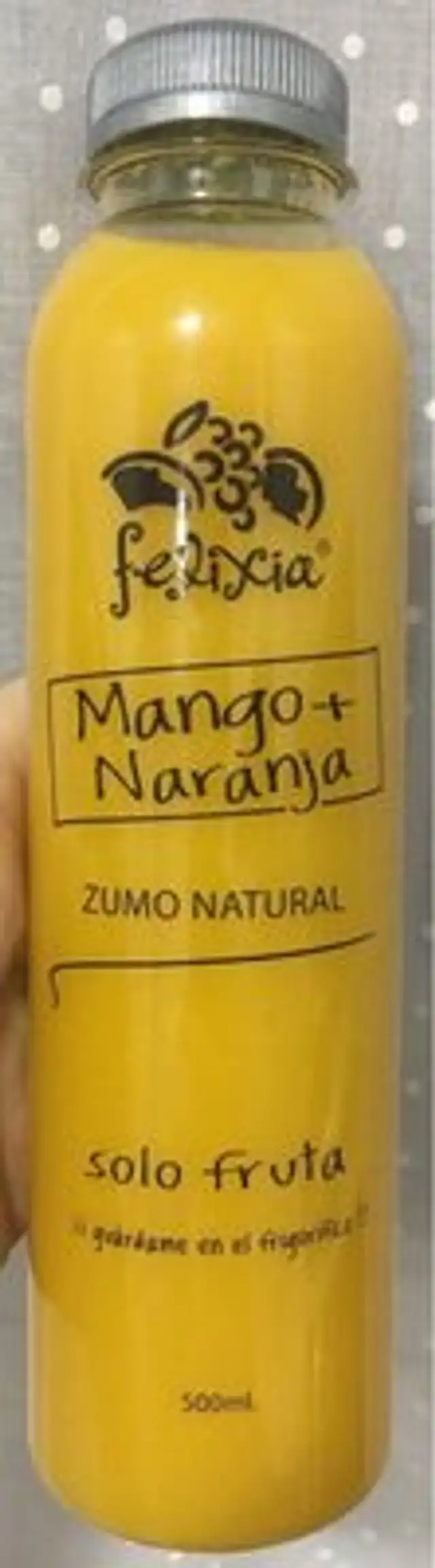 Zumo de mango y naranja