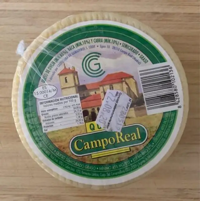 Queso semicurado oveja+vaca+cabra