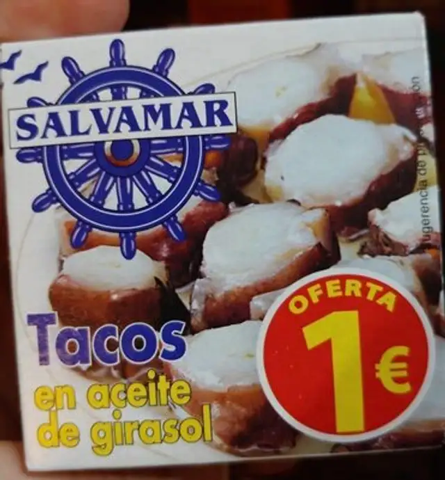 Tacos en aceite de girasol