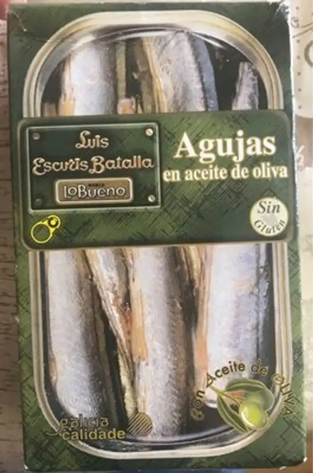 Agujas en aceite de oliva