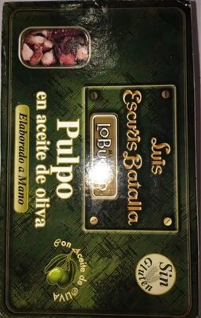 Pulpo en aceite de oliva