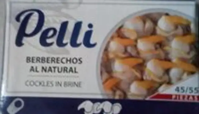 Berberechos al natural