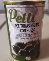 Aceitunas negras con hesco