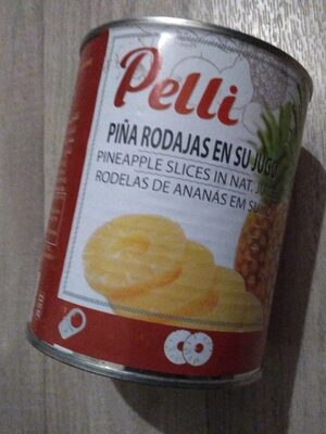 Piña rodajas en su jugo