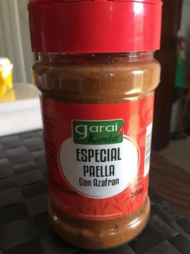 Especial paella con azafran