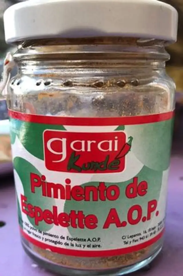 Pimiento de Espelette A.O.P