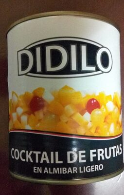 Cocktail de frutas en almibar ligero