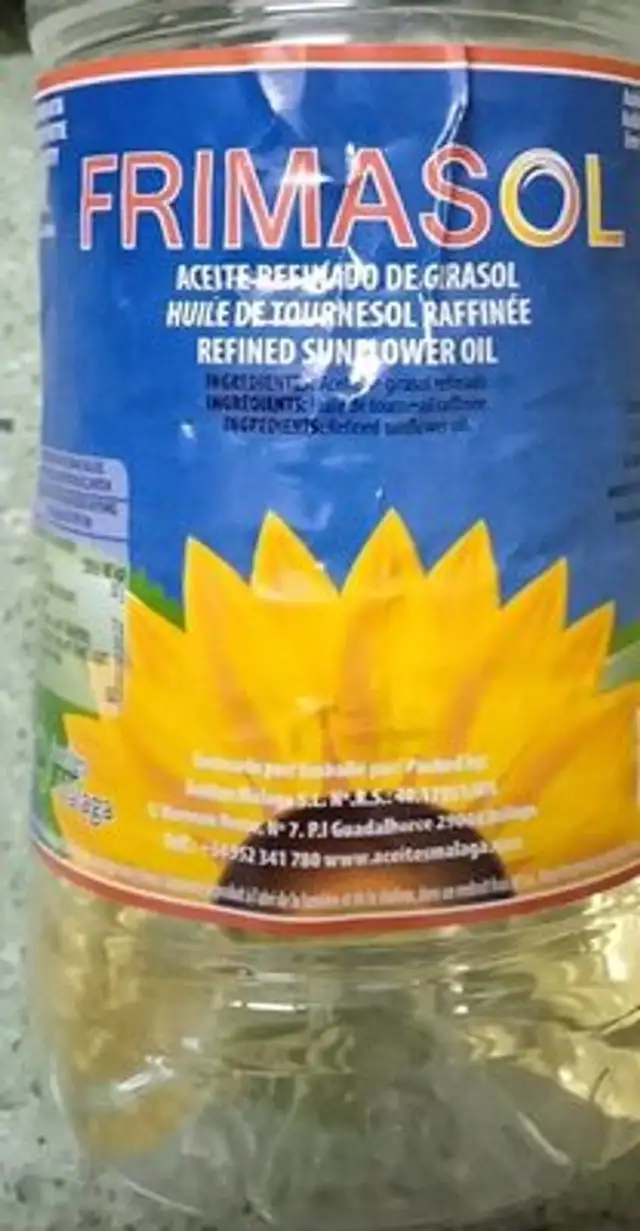 Aceite refinado de girasol
