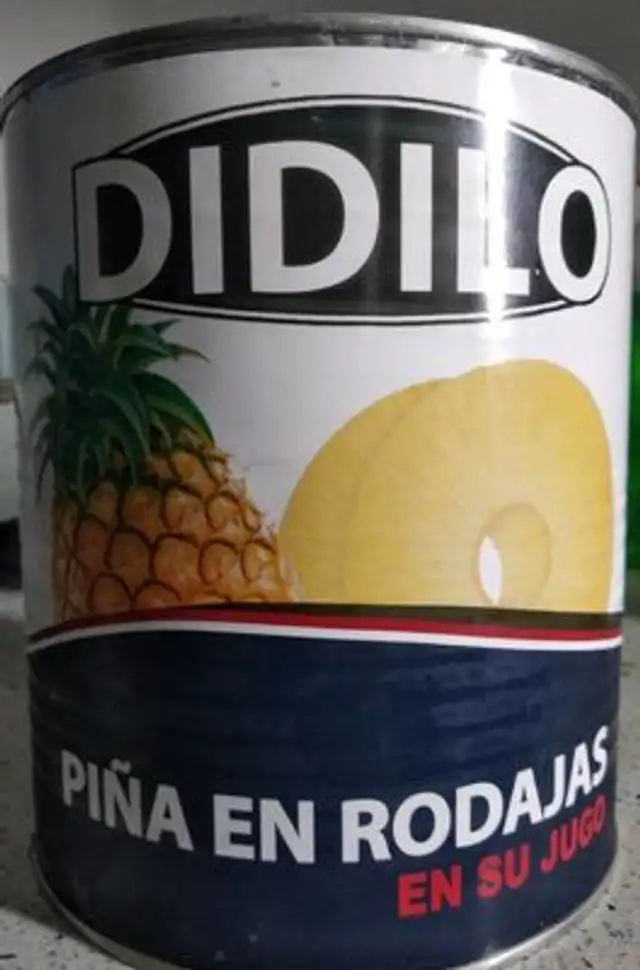 Piña en rodajas