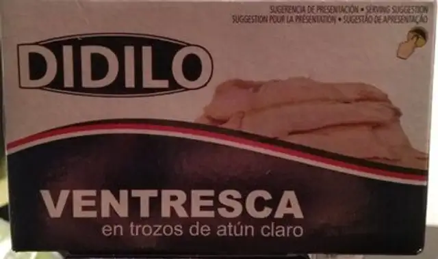 Ventresca en trozos de atún claro