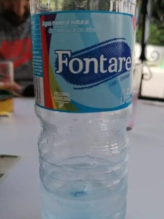 Agua nutrition facts table