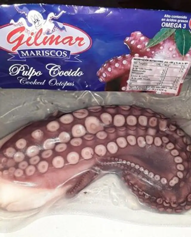 Pulpo cocido