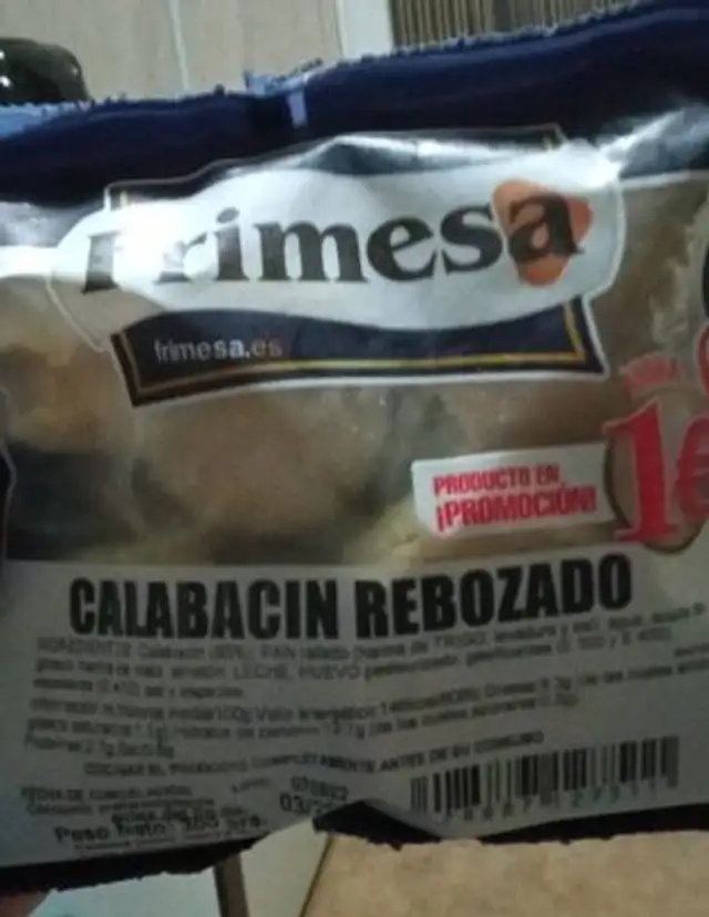 Calabacín rebozado