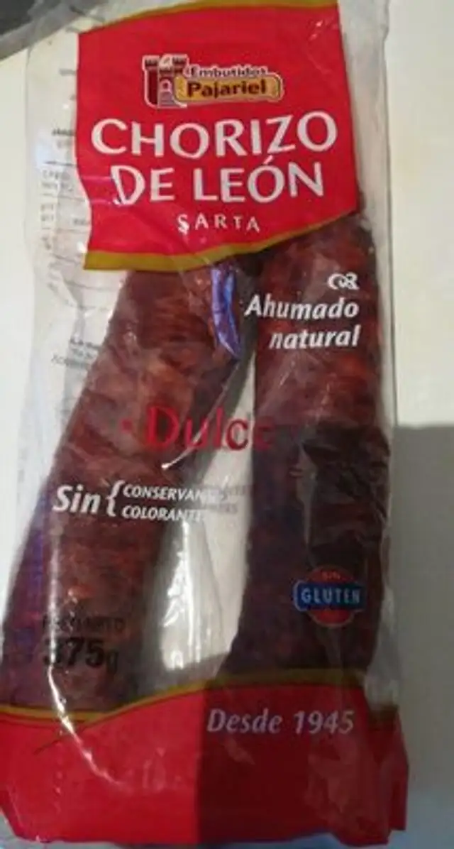 Chorizo de León dulce