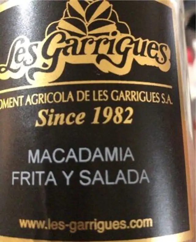 Macadamia frita y salada