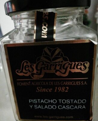 Pistacho tostado y salado cáscara