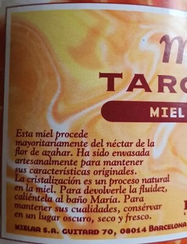 Mel de Tarongina