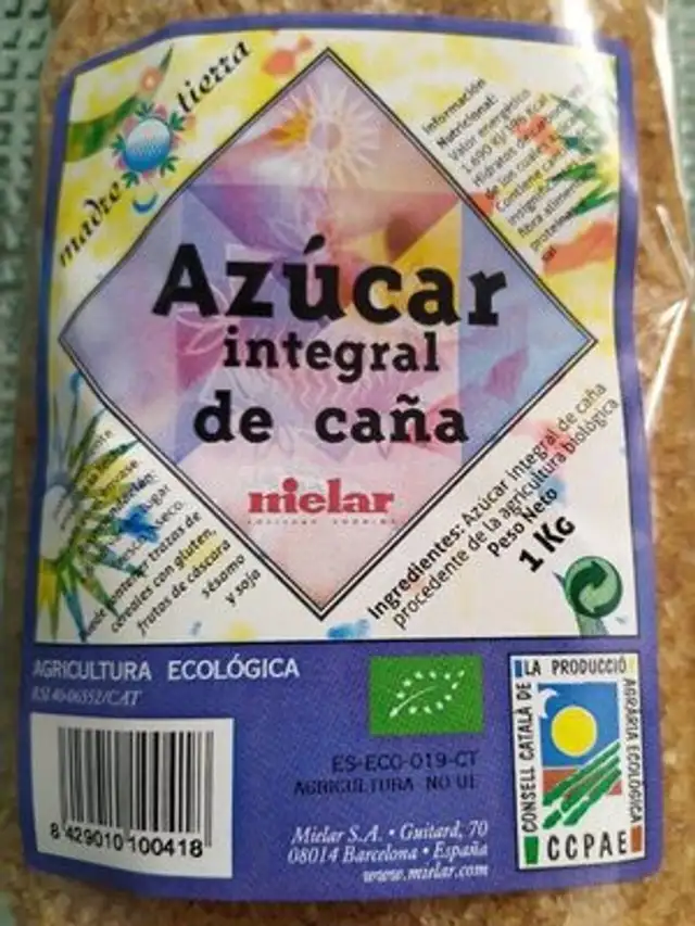 Azúcar integral de caña