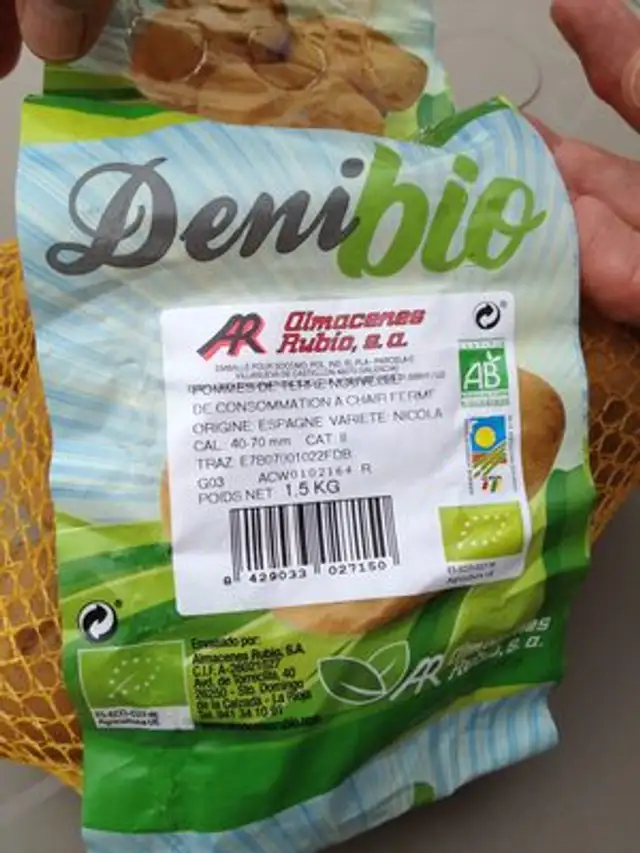 Pomme de terre demi bio Nicola
