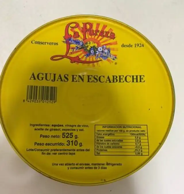 Agujas en Escabeche