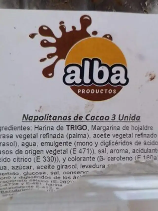 Napolitanas de cacao