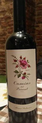 Camins del Priorat front packaging