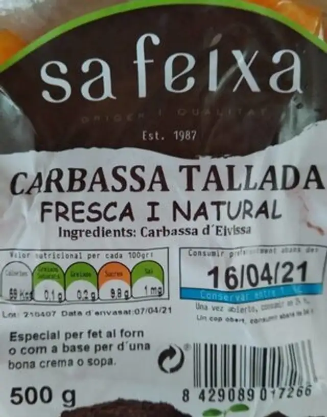 Carabassa tallada
