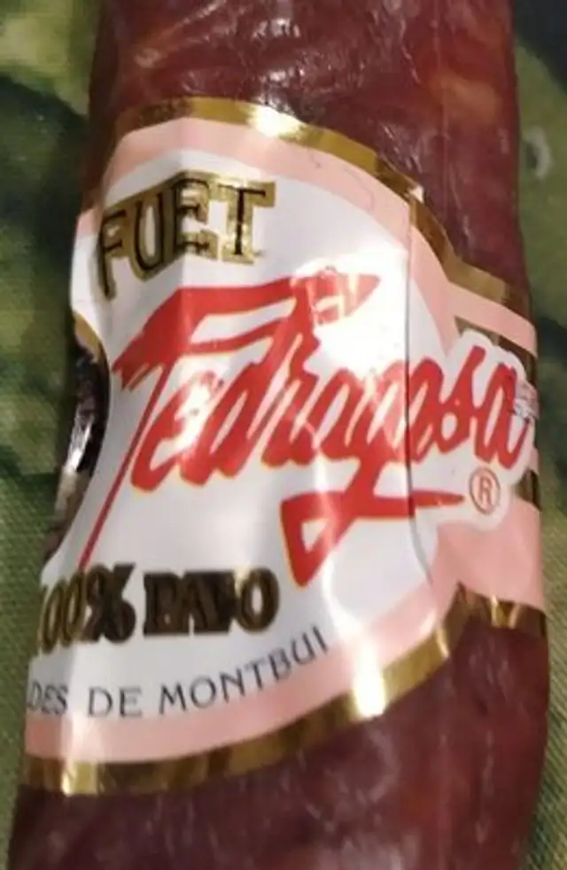 Fuet de pavo