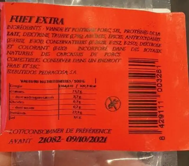 Fuet truffé