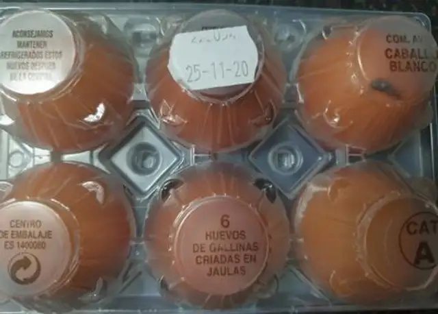 Huevos nutrition facts table