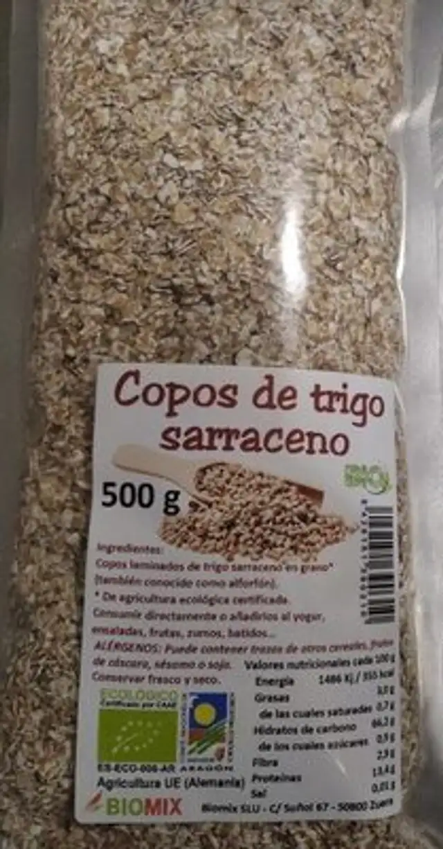 Copos de trigo sarraceno
