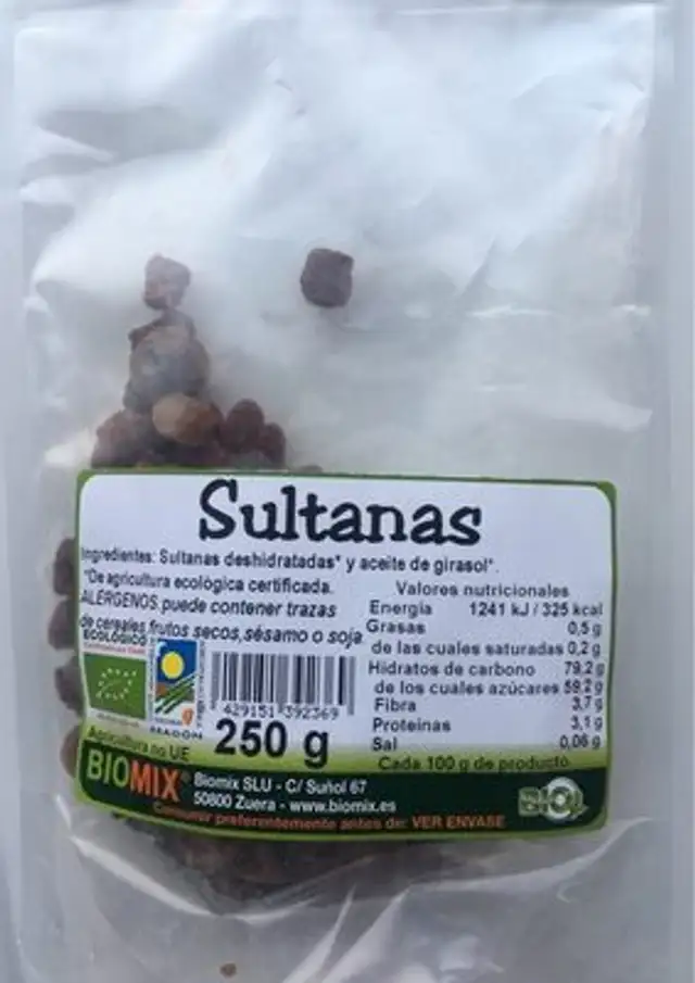 Pasas sultanas