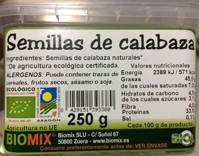 Semillas de calabaza