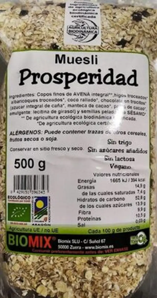Muesli Prosperidad