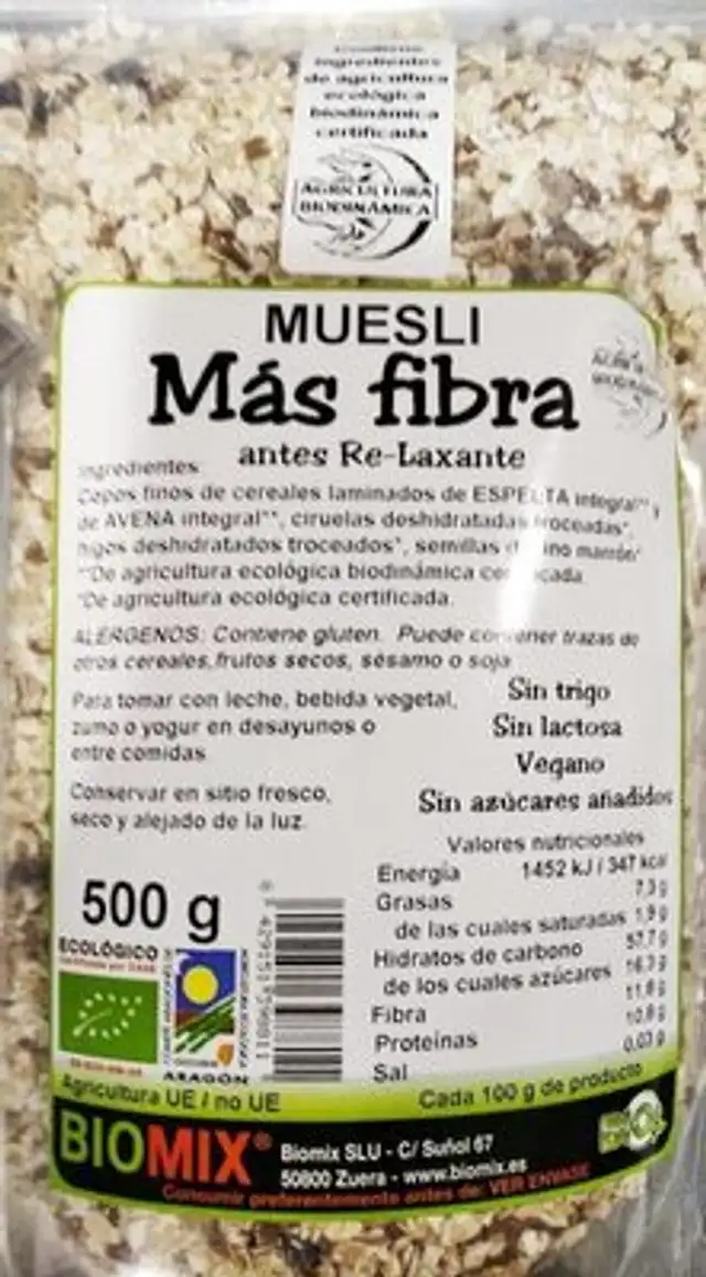 Muesli Más fibra