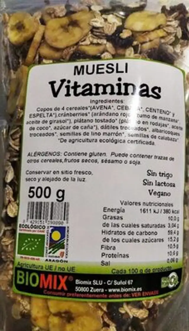 Muesli Vitaminas
