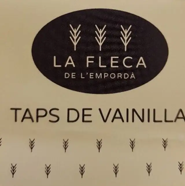 Taps de vainilla ingredients label