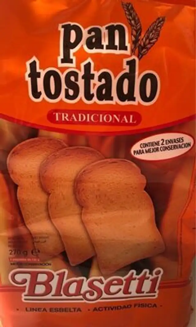 Pan tostado tradicional