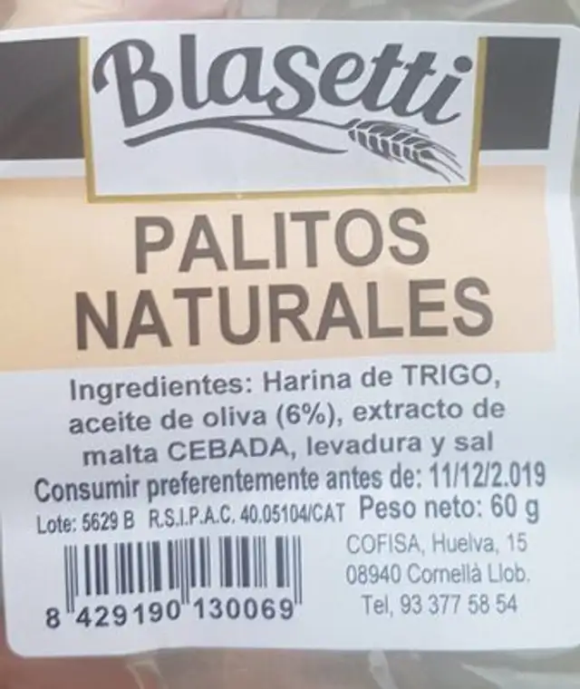 Palitos naturales