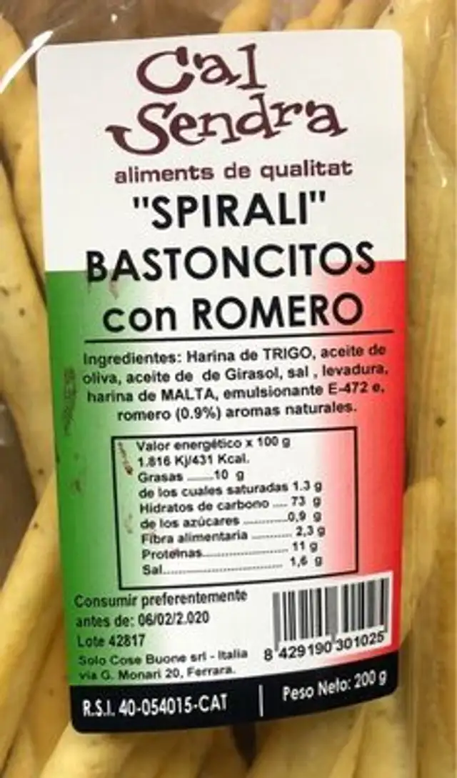 "Spirali" Bastoncitos com Romero