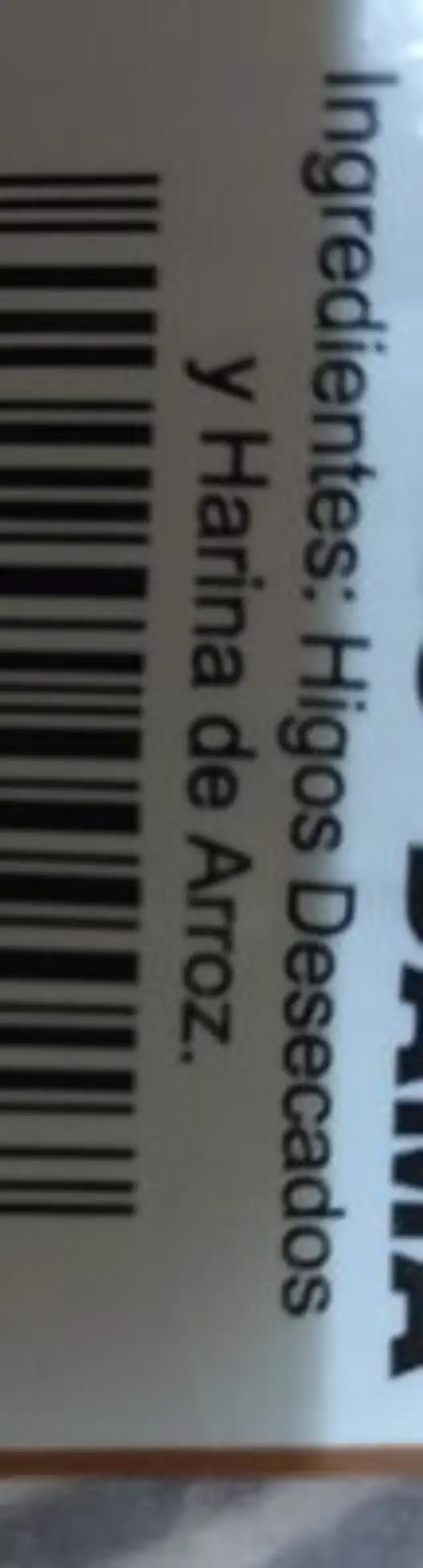 Higos cuello dama ingredients label