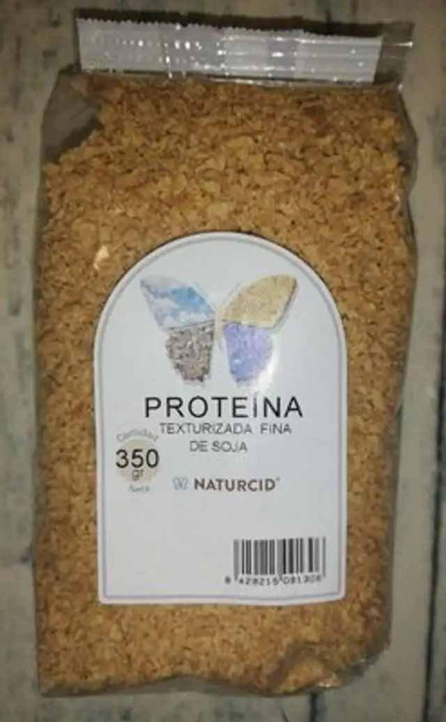 Proteína texturizado fina de soja