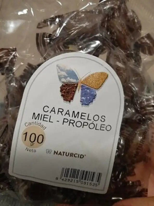 Caramelos miel-propoleo